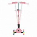 Patinete Primo Plegable Rosa Pastel con Led  GLOBBER