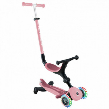 Patinete Go Upo Active 360 Rosa Pastel con Led  GLOBBER