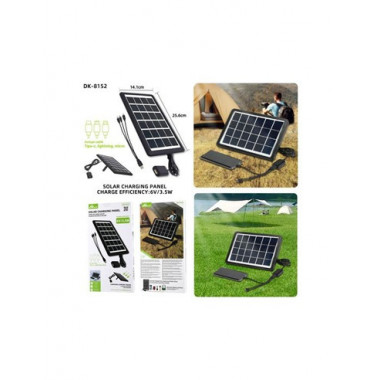 HOME Panel Solar Con Carga 6V/3.5W