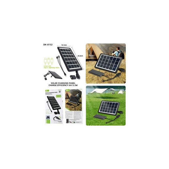 HOME Panel Solar Con Carga 6V/3.5W