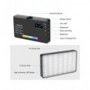 PULUZ Luz Led Portatil Pocket 140 Leds RGB Recargable Para Camaras o Tripode