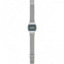 CASIO Reloj Pulsera Digital A158WEM-3EF Plateado