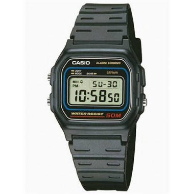 CASIO Reloj Pulsera Digital W-59-1VQES Negro