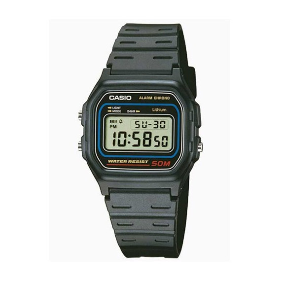 CASIO Reloj Pulsera Digital W-59-1VQES Negro