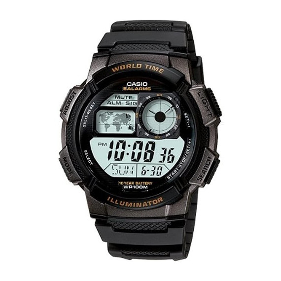 CASIO Reloj Pulsera Digital AE-1000W-1AVDF Negro