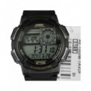 CASIO Reloj Pulsera Digital AE-1000W-1AVDF Negro