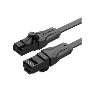 VENTION Cable Red RJ45 Cat6 UTP 1000Mbps 5Mtrs Plano Negro IBABJ
