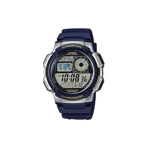 CASIO Reloj Pulsera Digital AE-1000W-2AVDF Azul MArino