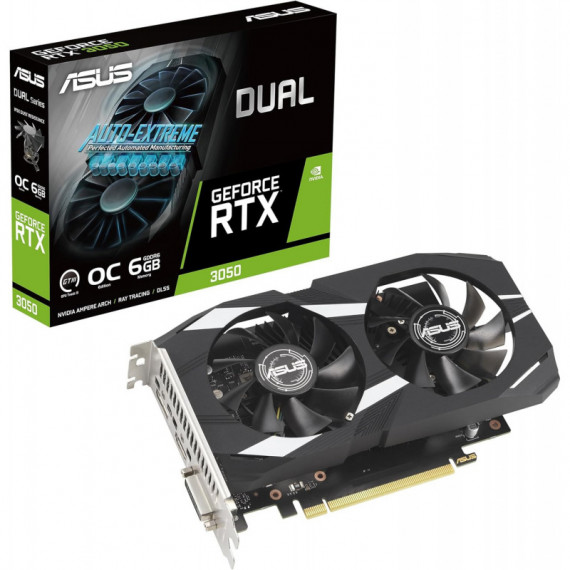 Tarjeta Gráfica Asus Dual GeForce RTX 3050 OC Edition 6GB GDDR6