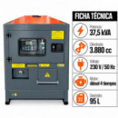 GENERADOR DIESEL INSONORIZADO TAKUMA 37.5KVA