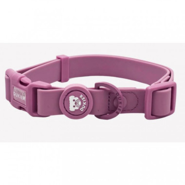 DUKIER perro collar waterproof malva L