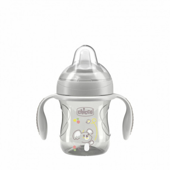 CHICCO VASO DE TRANSICION 4M+ GRIS 200ML