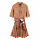 Vestido Manga Larga Camisero