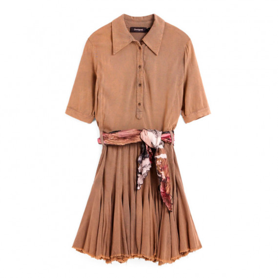 Vestido Manga Larga Camisero