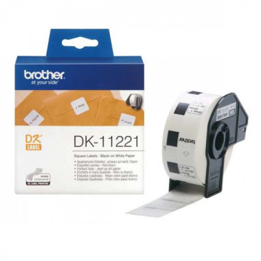 Etiquetas BROTHER de Direccion 23X23MM (1000 Und) (DK11221)