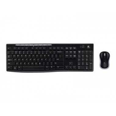 Teclado + Raton LOGITECH Desktop MK270 Inalambrico Black