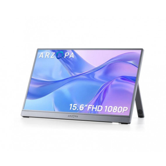 Monitor Portátil ARZOPA A1 Pro 15.6 Pulgadas Fhd IPS Usb-c Mini HDMI Gris