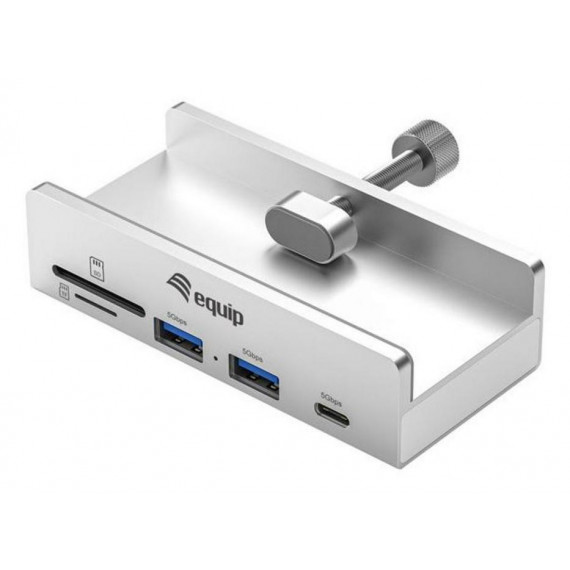 Hub EQUIP Usb-a EQ128968 Clip Ajustable Gris