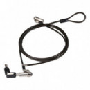Cable Seguridad Conceptronic CUSTODIO02BNTM Doble Cabezal Nano Slot con Llave