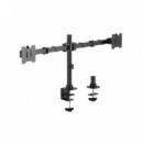 Soporte de Mesa EQUIP 2 Pantallas 17-35 Pulgadas Max 20KG Negro (EQ650177)