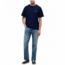 TOMMY HILFIGER - MERC JACQUARD PLACK REG POLO - DCC - F|MW0MW43296/DCC