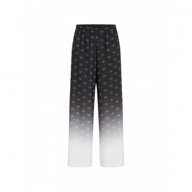 KARL LAGERFELD - printed fluid pants - a45 - B3W10105/a45