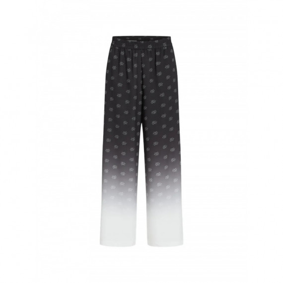 KARL LAGERFELD - printed fluid pants - a45 - B3W10105/a45