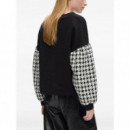 KARL LAGERFELD - boucle mix sweatshirt - a97 - B4W20001/a97