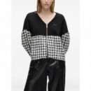 KARL LAGERFELD - boucle mix sweatshirt - a97 - B4W20001/a97