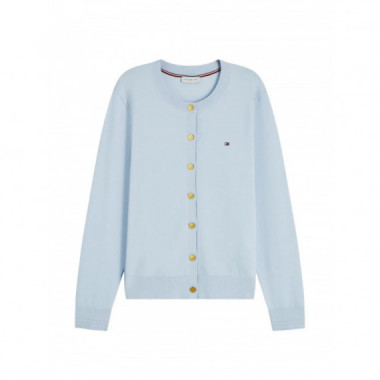 TOMMY HILFIGER - CO JERSEY STITCH CARDIGAN - C1O - F|WW0WW42370/C1O