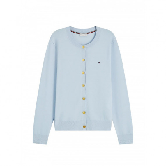 TOMMY HILFIGER - CO JERSEY STITCH CARDIGAN - C1O - F|WW0WW42370/C1O