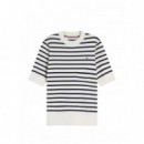 TOMMY HILFIGER - CO JERSEY FINE GG C-NK SS SWT - 0AG - F|WW0WW49705/0AG