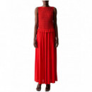 TOMMY HILFIGER - FEMININE SMOCKING DRESS - XNF - F|WW0WW50029/XNF