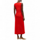 TOMMY HILFIGER - INTERLOCK KNOT DETAIL DRESS - XNF - F|WW0WW50041/XNF