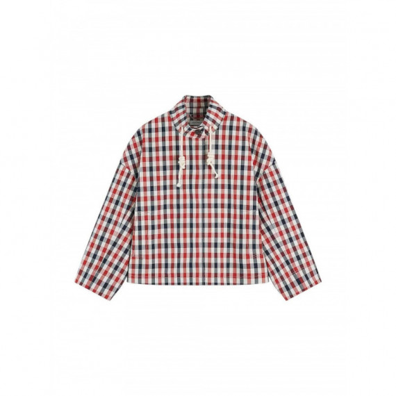 TOMMY HILFIGER - CHECK COTTON SHORT PARKA - XNN - F|WW0WW49845/XNN