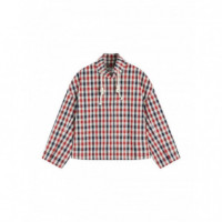 TOMMY HILFIGER - Check Cotton Short Parka - Xnn - F|WW0WW49845/XNN