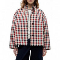 TOMMY HILFIGER - Check Cotton Short Parka - Xnn - F|WW0WW49845/XNN