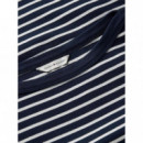 TOMMY HILFIGER - GOLD BTN CAP-SLV BOAT-NK TEE - 0AE - F|WW0WW50942/0AE