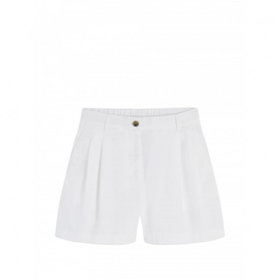 TOMMY HILFIGER - COTTON CHINO FLARE SHORTS - YBL - F|WW0WW50087/YBL