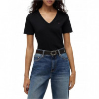TOMMY HILFIGER - NEW SLIM CODY V-NECK SS - BDS - F|WW0WW40584/BDS
