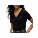 TOMMY HILFIGER - NEW SLIM CODY V-NECK SS - BDS - F|WW0WW40584/BDS