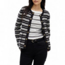 TOMMY HILFIGER - CO JERSEY STCH REVERSIBLE CARDI - BDS - F|WW0WW40846/BDS