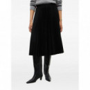 TOMMY HILFIGER - VISCOSE ELASTIC PLEAT MIDI SKIRT - BDS - F|WW0WW52054/BDS