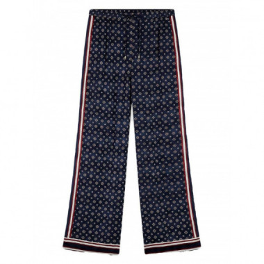 TOMMY HILFIGER - FLUID JACQUARD RLXD STRT PANT - 0G8 - F|WW0WW51855/0G8