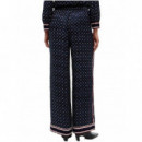TOMMY HILFIGER - FLUID JACQUARD RLXD STRT PANT - 0G8 - F|WW0WW51855/0G8