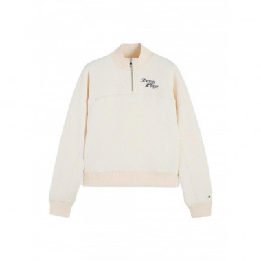 TOMMY HILFIGER - SCRIPT REG MK-NK HALF ZIP SWT - AEF - F|WW0WW51878/AEF