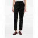 TOMMY HILFIGER - TIMELESS WOOL SLIM STRAIGHT - BDS - F|WW0WW51718/BDS
