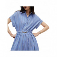 TOMMY HILFIGER - Poplin Belted S/s Shirt Dress - 0BC - F|WW0WW51816/0BC