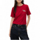 TOMMY HILFIGER - SCRIPT NEW REG C-NK S/S TSHIRT - XKC - F|WW0WW52360/XKC