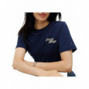 TOMMY HILFIGER - SCRIPT NEW REG C-NK S/S TSHIRT - C1G - F|WW0WW52360/C1G